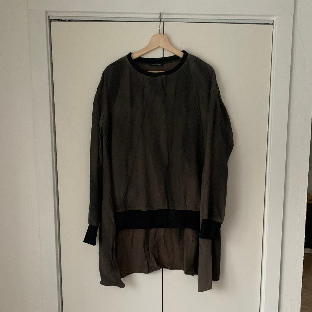 UMA Raquel Davidowicz Long Sleeve Green Pullover